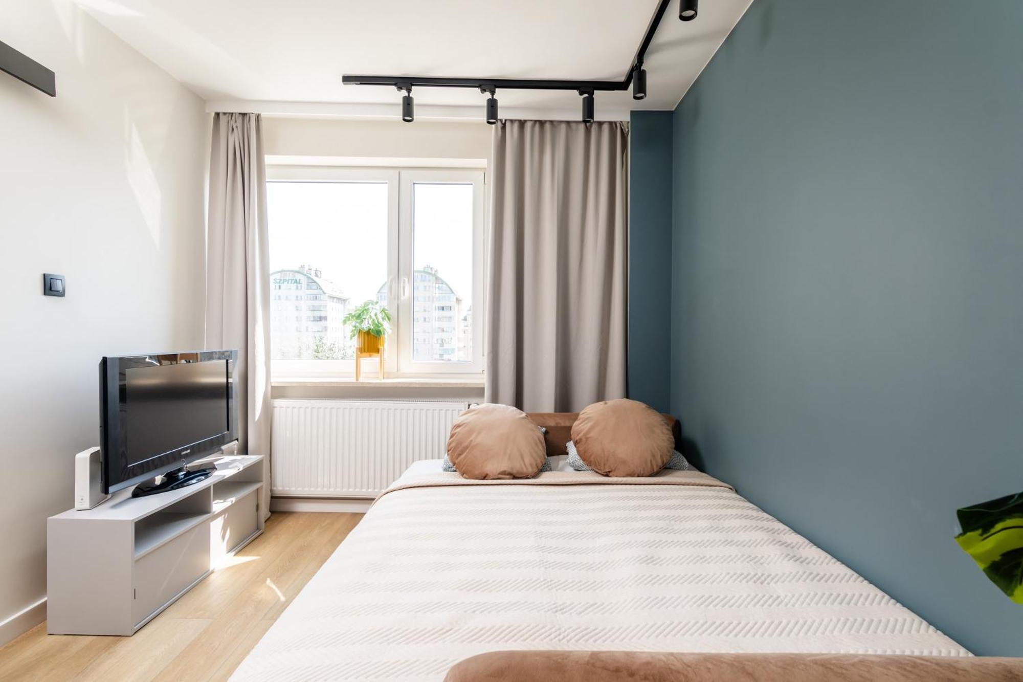 Blue Matcha Premium Apartment Okopowa Varsóvia Exterior foto